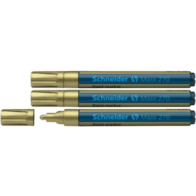 Afbeelding van Schneider lakmarker Maxx 270 1 3 mm goud stuks S 127053