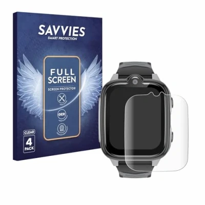 Afbeelding van Savvies (4 Stuks) Full Screen Scherm Beschermfolie voor Blackview Z10 1.83&quot; Cover Protector 3D Curved [Edge to Edge, Ultra Clear]