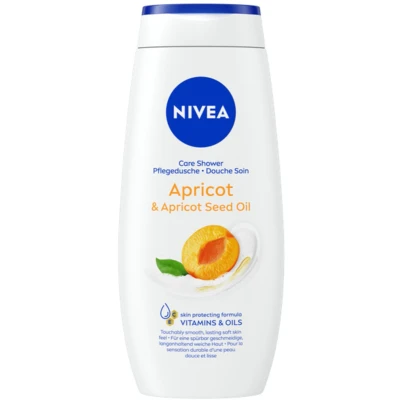 Afbeelding van 3x Nivea Soft Care Douchegel Apricot en Seed Oil 250 ml