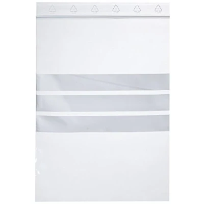 Afbeelding van NeoLab 1 7091 plastic zak met labelveld, 160 x 220 mm (100 stuks)