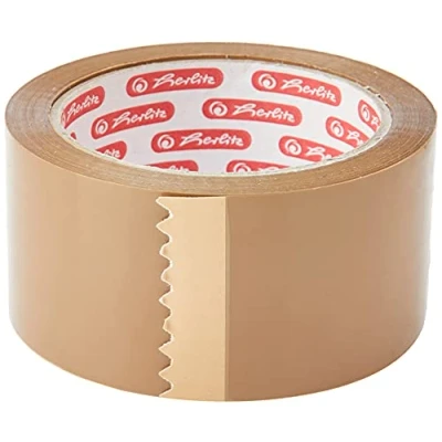 Afbeelding van Packband 50mmx66m braun ger�uscharm gro�er Rollkern