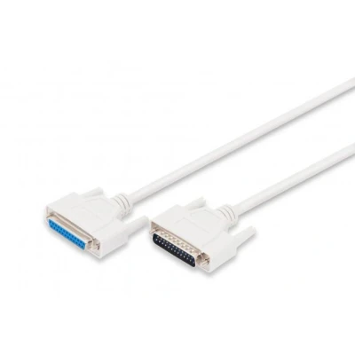 Afbeelding van Digitus AK 610201 020 E 2m DSUB, 25 pin Beige seriële kabel