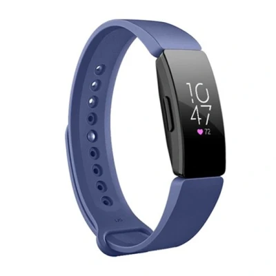 Afbeelding van Fitbit Inspire 1 / HR Ace 2 siliconen bandje Maat: Large Navy blauw