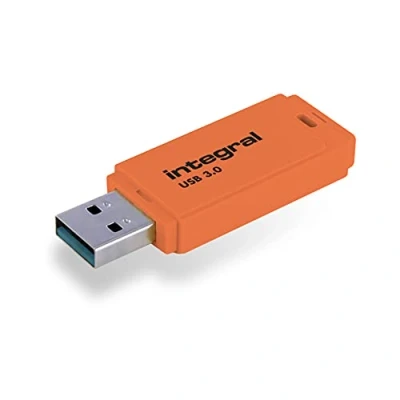 Afbeelding van Integral Neon Usb 3.0 Stick, 32 Gb, Oranje stick
