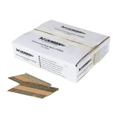 Afbeelding van Fixman Gegalvaniseerde ring nagels 50 x 2,9mm (2500 stuks)