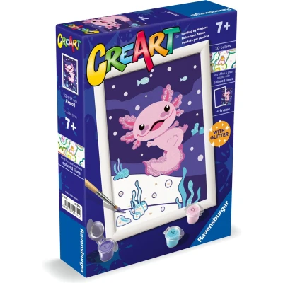 Afbeelding van Ravensburger Creart axolotl schilderen op nummer