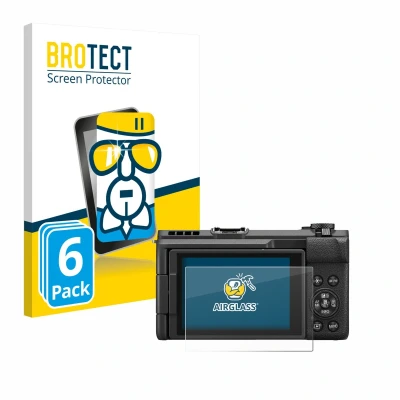 Afbeelding van BROTECT Screenprotector voor Canon PowerShot V1 Folie Beschermfolie Beschermglas transparant (6 Stuks)