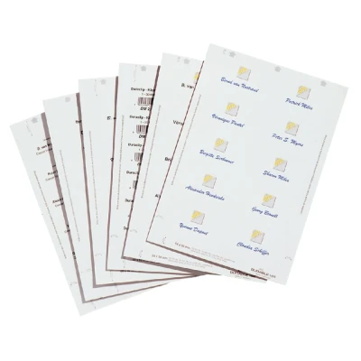 Afbeelding van Badgekaart Durable 1455 bedrukbaar 54x90mm 200stuks