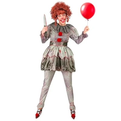 Afbeelding van W WIDMANN MILANO Party Fashion Clown Killer Kostuum, Kleding, Horror, Psychopaat, Halloween verkleedkleding