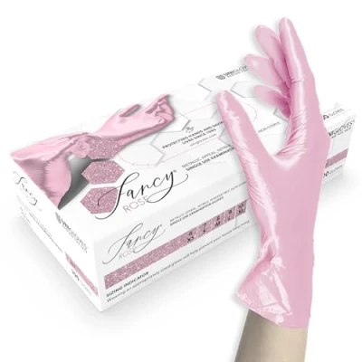 Afbeelding van FANCY ROSE Nitrilhandschuhe M Pa 100 Handschuhe