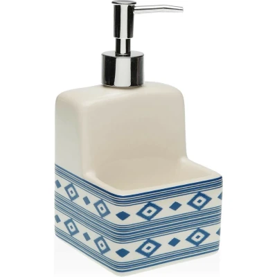 Afbeelding van Zeepdispenser Versa Manacor Blauw Keramisch Dolomite