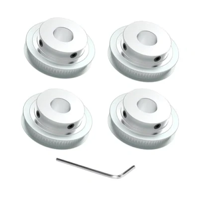 Afbeelding van Super Print GT2 Pulley Katrol 60 Teeth tanden 8mm bore Timing Belt Aluminum 60T Wheel for 6mm Width 3D Printer,CNC (4pcs)