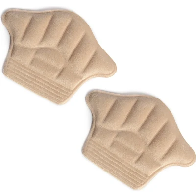 Afbeelding van Hielbeschermers Hoog Anti Slip kussens Inlegzolen Blaarbeschermers 1 paar Beige