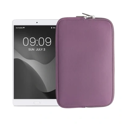 Afbeelding van kwmobile universele Tablet hoes Stevige stijlvolle voor tablets Neopreen sleeve Compatibel met 8&quot; 8,4&quot; lavendel