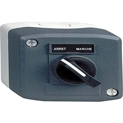 Afbeelding van SCHNEIDER ELECTRIC HARMONY XAL D DRUKKNOPKAST KEUZESCHAKELAAR 1NO DONKERGRIJS