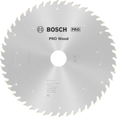 Afbeelding van Bosch Accessories 2608837726 Hardmetaal cirkelzaagblad 216 x 30 mm Aantal tanden: 48 1 stuk(s)