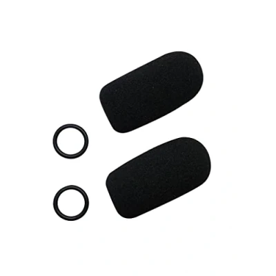 Afbeelding van Vervangende luchtvaart microfoon windschermen voor Bose, Lightspeed, David Clark, Crystal Mic (Twee (2) Pack Standard Model)