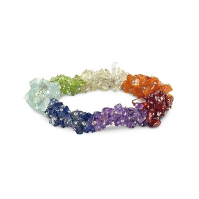 Afbeelding van Ruben Robijn Chakra splitarmband cluster