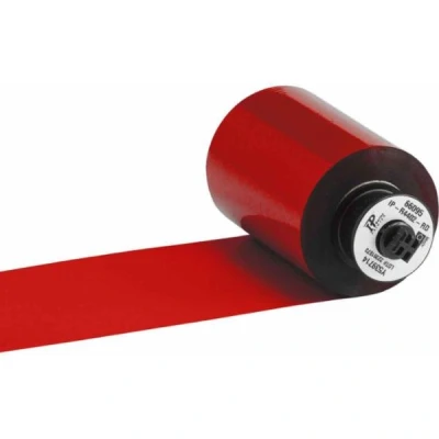 Afbeelding van BRADY IP R4402 RD thermisch transfert printlint rood voor printer 83 mm x 300 m 066097