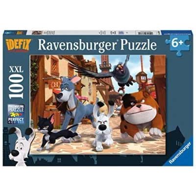 Afbeelding van Ravensburger Kinderpuzzle 13336 Idefix und die Unbeugsamen 100 Teile XXL Puzzle für Kinder ab 6 Jahren