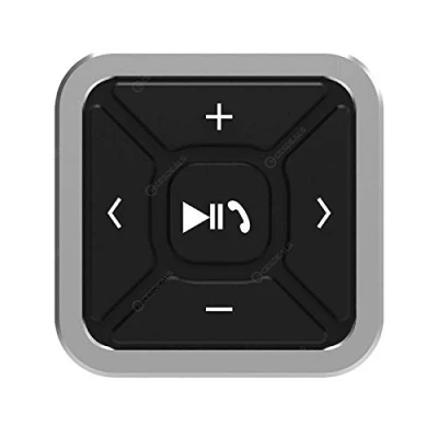 Afbeelding van D62CS Bluetooth 5.0 afstandsbediening voor auto, stuurwiel media knop met houder, muziekbesturing en telefoneren, compatibel iOS Android