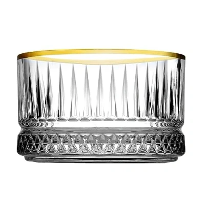 Afbeelding van Pasabahce Elysia 4 delige golden touch schaaltjes