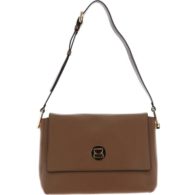 Afbeelding van COCCINELLE Leren Schoudertas Liya Shoulderbag Nocciola / Carruba Bruine