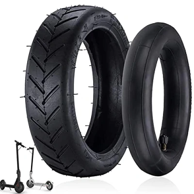 Afbeelding van 8 1/2 vervangende wielen voor buiten en binnenbanden, elektrische step, rubberen banden, duurzame anti slip drie, 8,5 inch binnen Mijia M365 step (zwart 1)