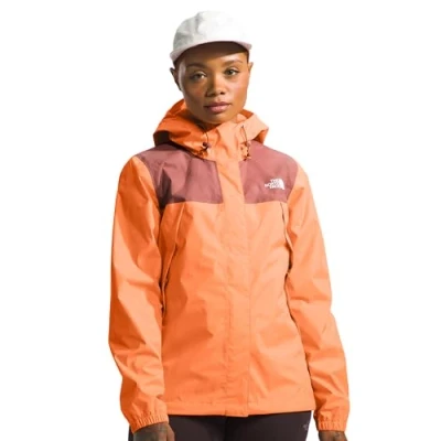 Afbeelding van Regenjas The North Face Women Antora Jacket Peach Granite Light Mahogany S