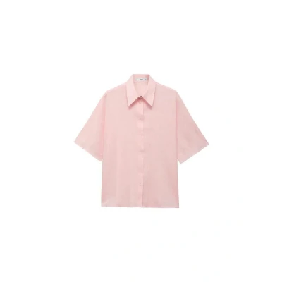 Afbeelding van Mango linnen blouse roze