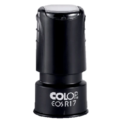 Afbeelding van colop Stempel eos r 17 flashsysteem rond zwart inc