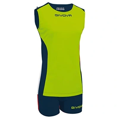 Afbeelding van Givova KITV06, unisex volwassenen, geel fluo blauw, XS