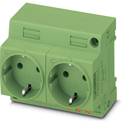 Afbeelding van Phoenix Contact EO CF/PT/LED/DUO/GN Schakelkastcontactdoos Groen 1 stuk(s)
