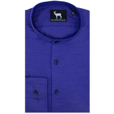 Afbeelding van GENTS Blumfontain mao kraag navy M 39/40
