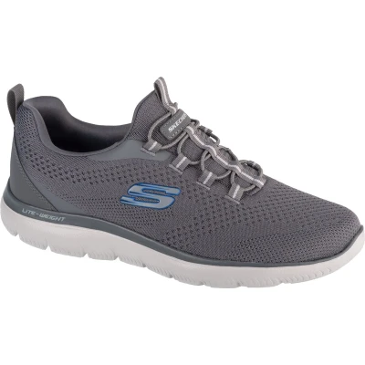 Afbeelding van Skechers Summits Tallo 232832 CHAR, Mannen, Grijs, Sneakers, maat: 44