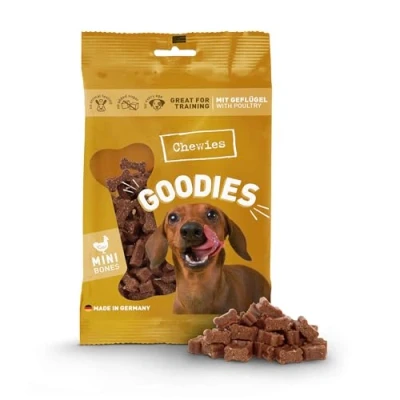 Afbeelding van Chewies 009051 Hundeleckerl gevogelte enkeltjes 125 g trainingslekkernij voor honden vleessofties zonder suiker hondensnack met hoog vleesgehalte,1 x