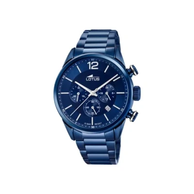 Afbeelding van Lotus Chronograaf, Heren, Maat: One Size, Bleu