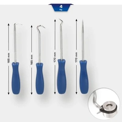 Afbeelding van Brilliant Tools BT542020 Naaldhaakset, 4 delig