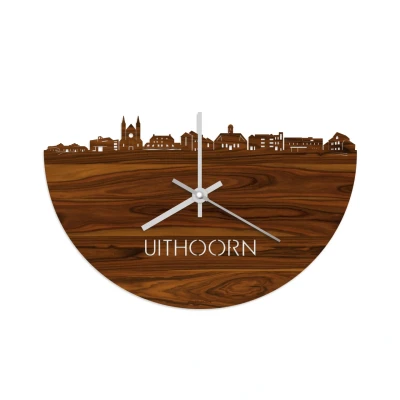 Afbeelding van Skyline Klok Uithoorn Palissander