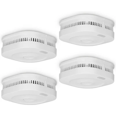 Afbeelding van Smart Rookmelder Wifi 10 jaar, 4 pack Alecto Wit