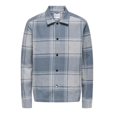 Afbeelding van Only&amp;Sons Mace Long Sleeve Check Overshirt