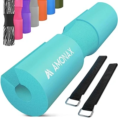 Afbeelding van Barbell pads, Extra dikke nek Pad, Pads bescherming voor heup Thrust en squats andere oefeningen, fitness, krachttraining mannen vrouwen (zwart)