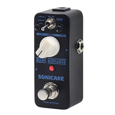 Afbeelding van SONICAKE Overdrive Effectpedaal voor gitaar, vintage, Dumble Blues, analoog, Blue Skreamer