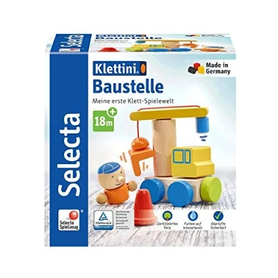 Afbeelding van Selecta Spielzeug Speelset Bouwplaats Jongens Hout 8 delig