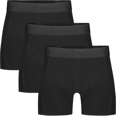 Afbeelding van Bamboo Basics 3 PACK Onderbroeken, Heren, Maat: Large, Black ton sur