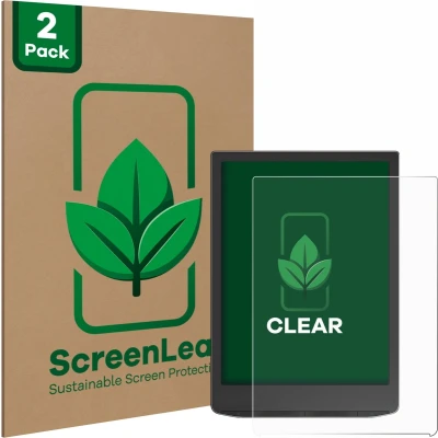 Afbeelding van ScreenLeaf Screenprotector voor PocketBook InkPad 4 Duurzame schermbescherming Folie Beschermfolie transparant (2 Stuks)