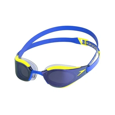 Afbeelding van Speedo Unisex Volwassen Fastskin Hyper Elite Spiegel Zwembril, Deep Royal/Cobalt/Iris Spiegel, One Size