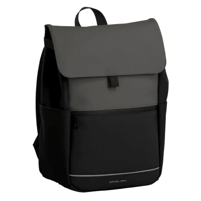 Afbeelding van Daniel Ray Tacoma Water Repellent Backpack black/light grey Rugzak