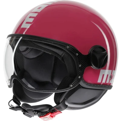 Afbeelding van MOMO FGTR Classic Candy Jet Helm, pink, afmeting XL voor man