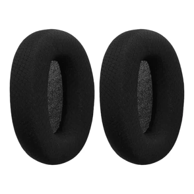 Afbeelding van kwmobile 2x oorkussens geschikt Voor Skullcandy Crusher ANC 2 koptelefoon in zwart over ear hoofdtelefoon